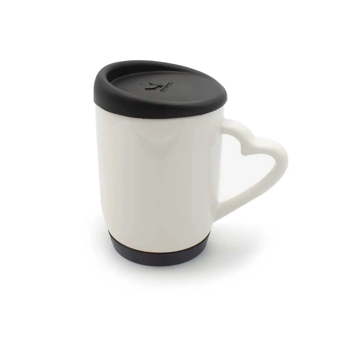 white ceramic mug (silicone Cap & Base) Printing