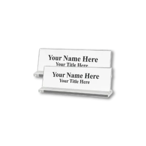 Acrylic Glass Name Plate Printing