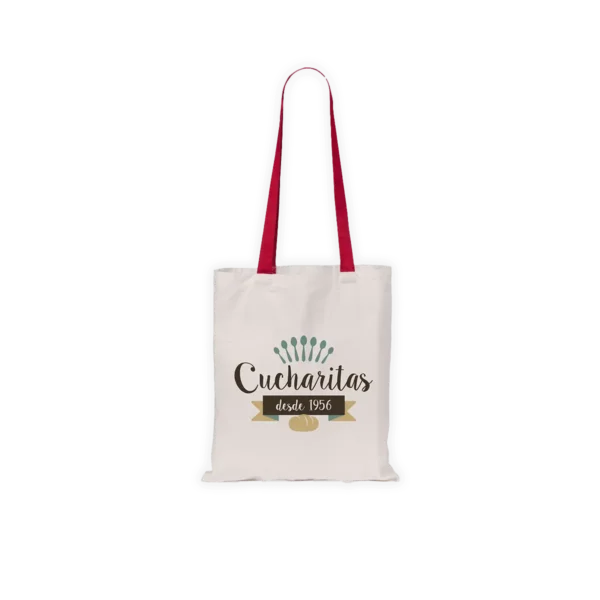 Cotton Shopping Bags Long Handles Printing