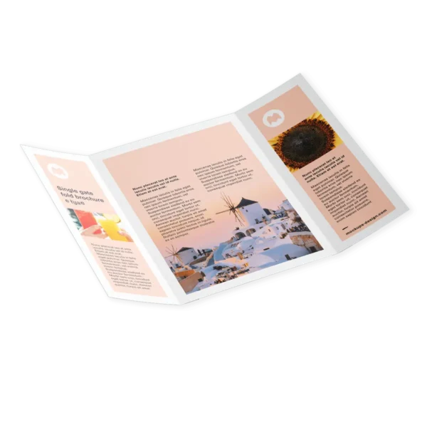 Double Gate Fold Brochure Printing