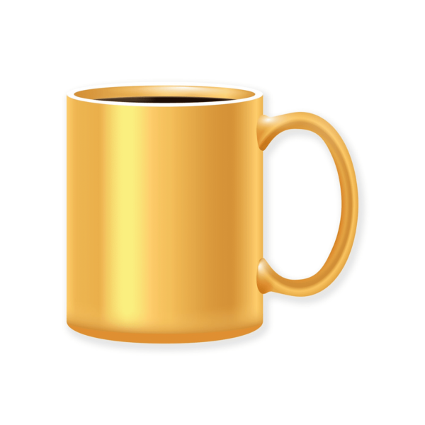 Gold Ceramic Mugs Printing