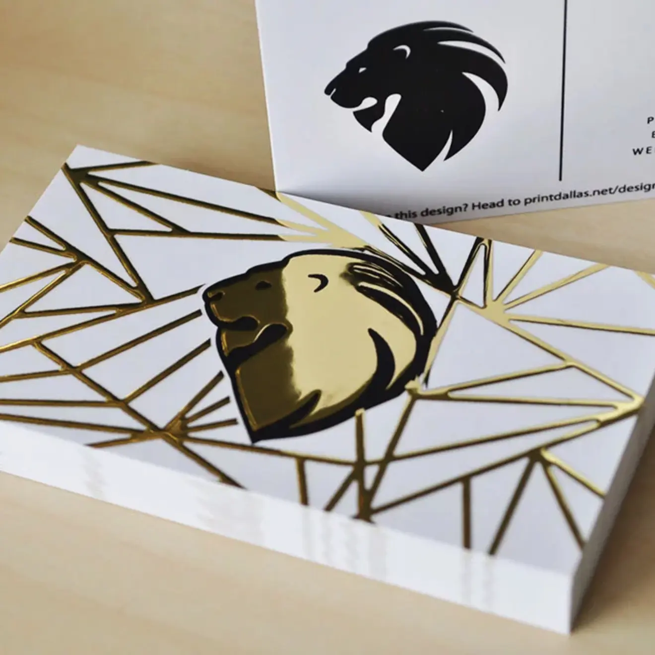 3D Foiling Business Cards PRinting