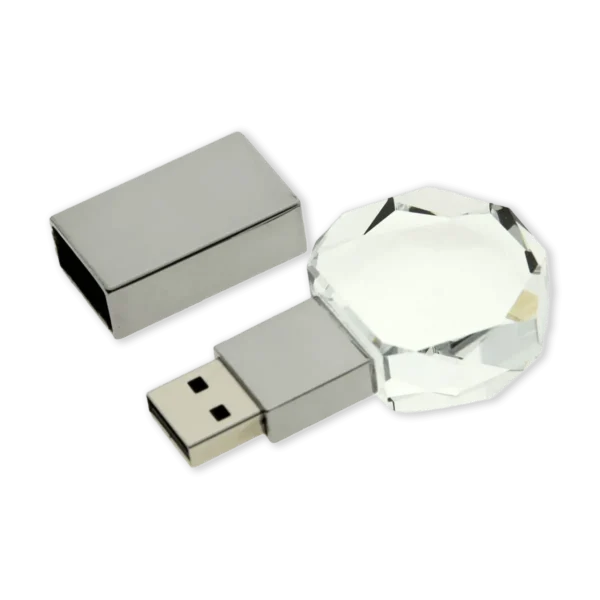 Crystal USB Flash Drives Printing