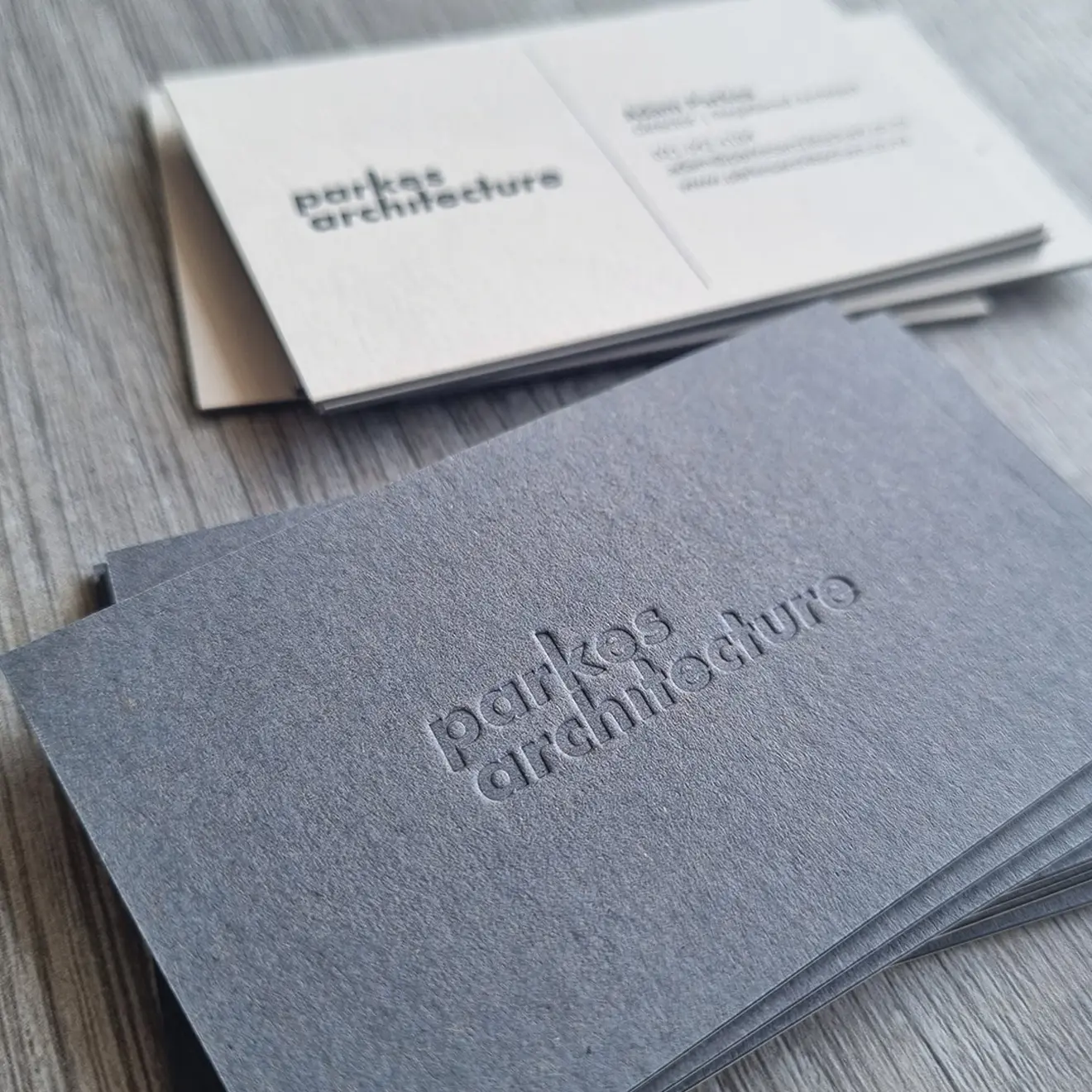 Debossed Business Card Printing