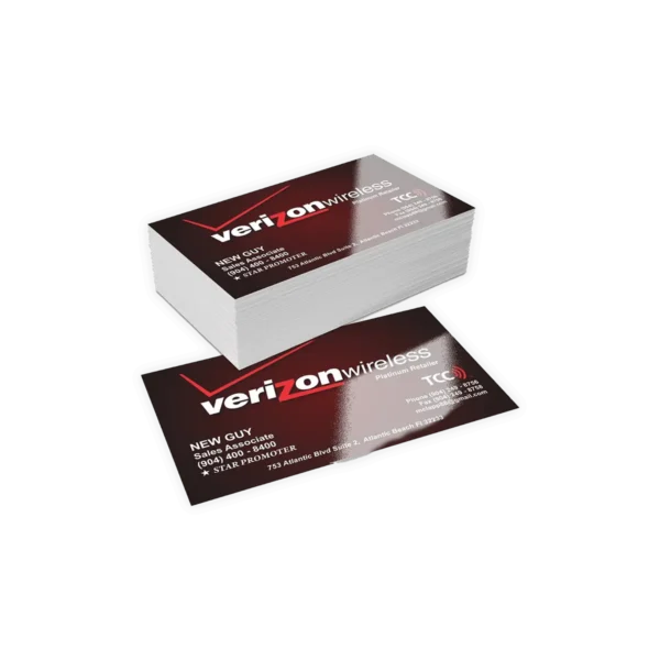 Glossy Laminated Business Cards Printing