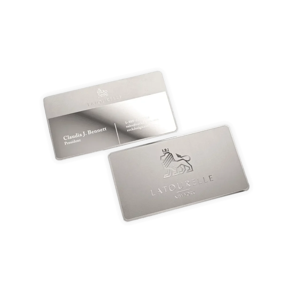 UV Printed Metal Business Cards Printing