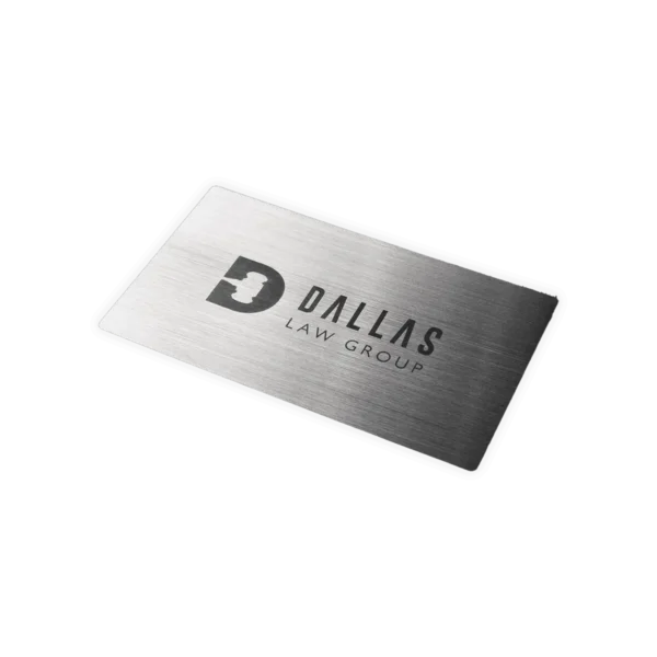 Metallic Business Cards with UV Print