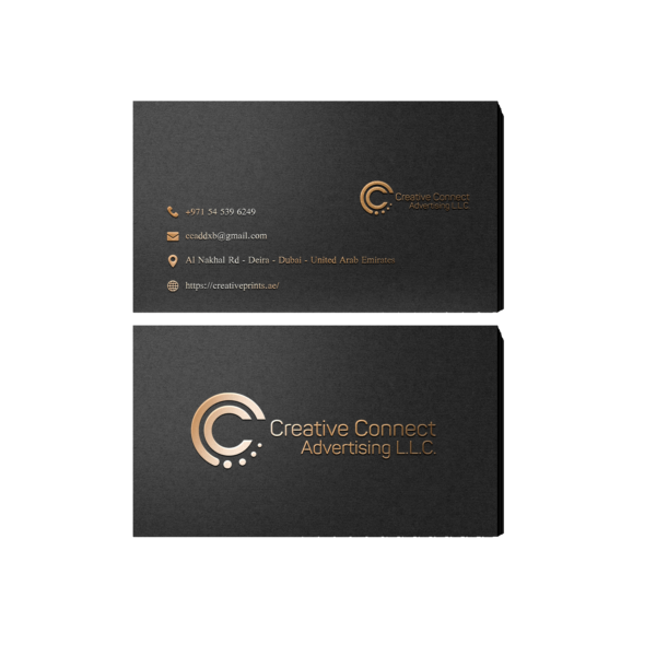 Silver Foil Business Cards Printing