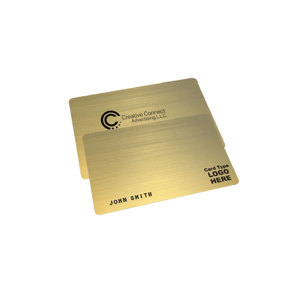 Gold Metal Business Card Printing