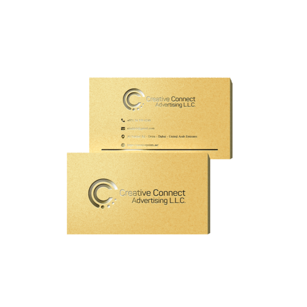 Silver Foil Business Cards Printing