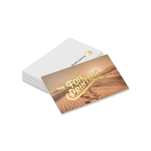 Coper foil business cards printing