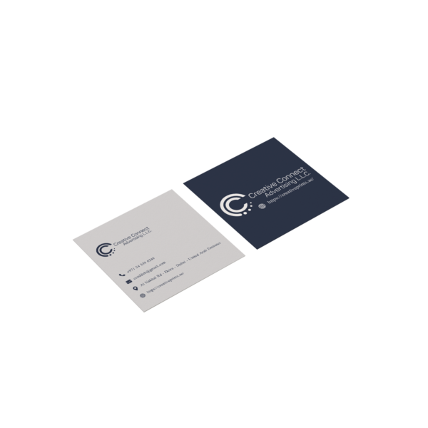 Square business cards printing