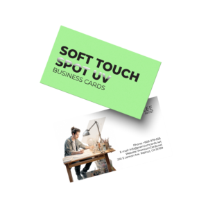 Soft Touch Lamination UV Business Cards Printing