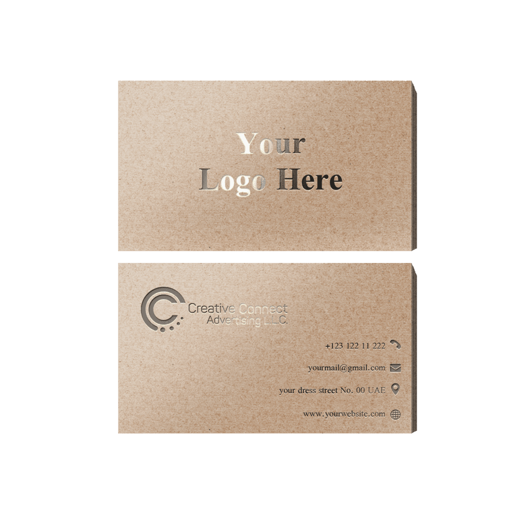 Silver Foil Business Cards Printing