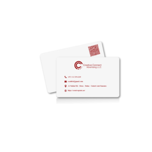 white pvc business cards Printing