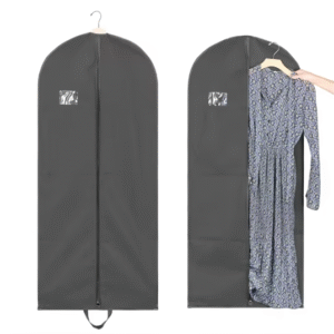 Custom non woven abaya covers printed with logo for boutiques, tailors, and abaya brands in Dubai.