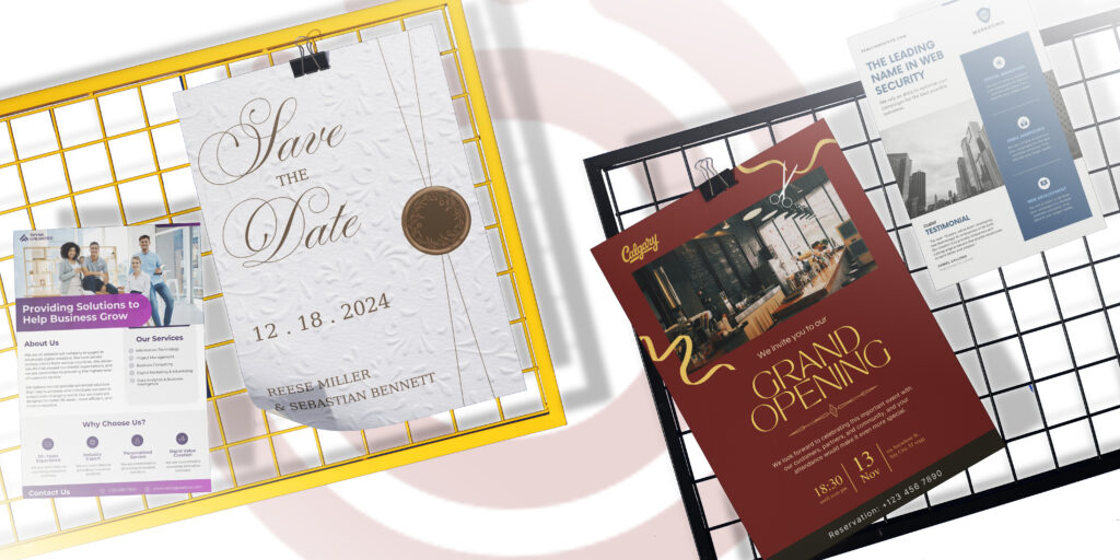Flyer designs for marketing
